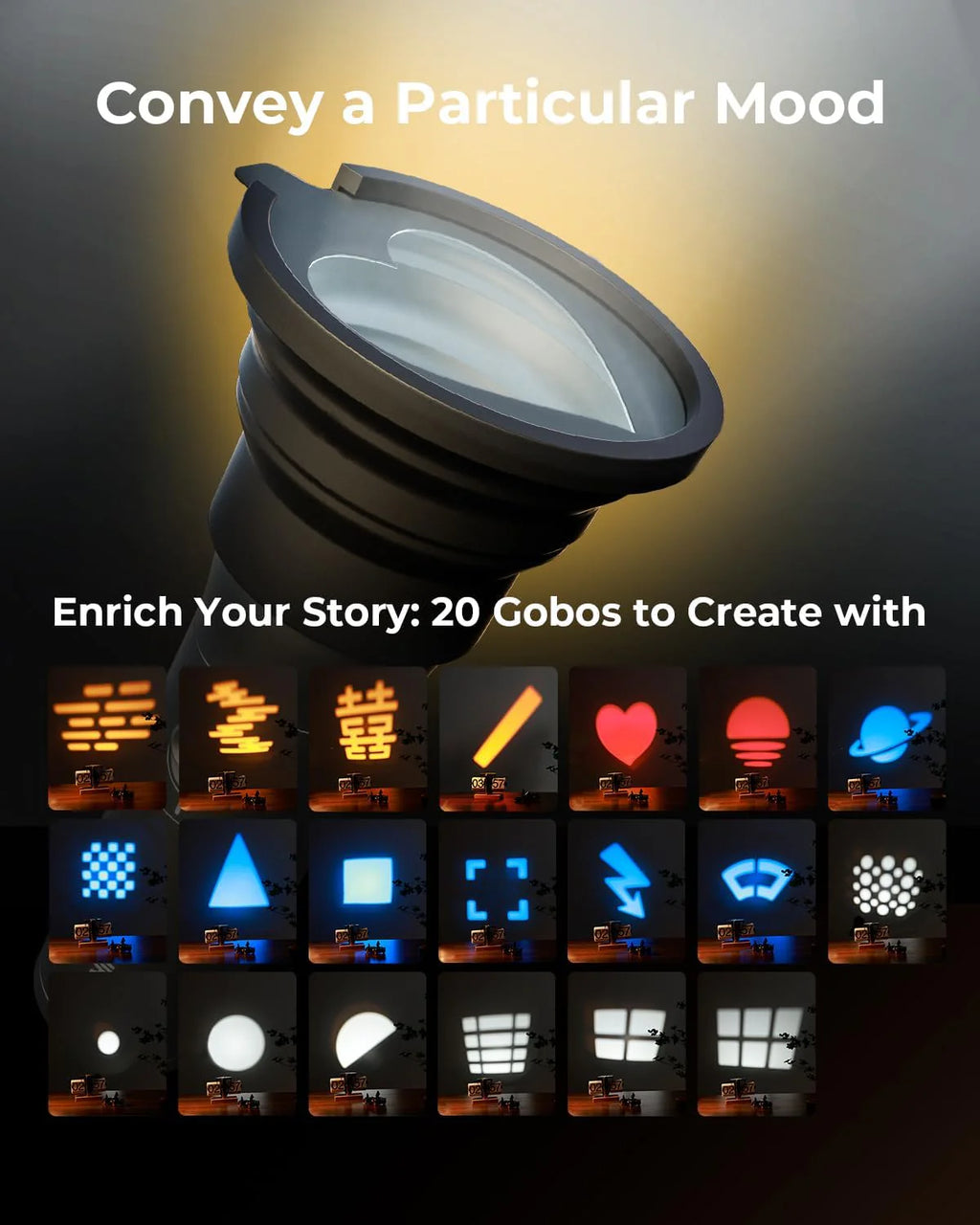 Smallrig RGB LED Photography Flashlight, 4 Color Fill Light