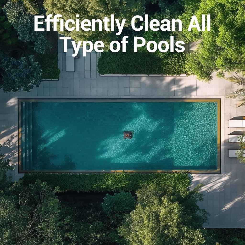 GOSVOR Pivot Cordless Robotic Pool Cleaner - Wall Climbing