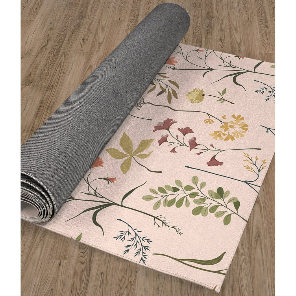 FALL BOTANICALS BLUSH Kitchen Mat By Kavka Designs