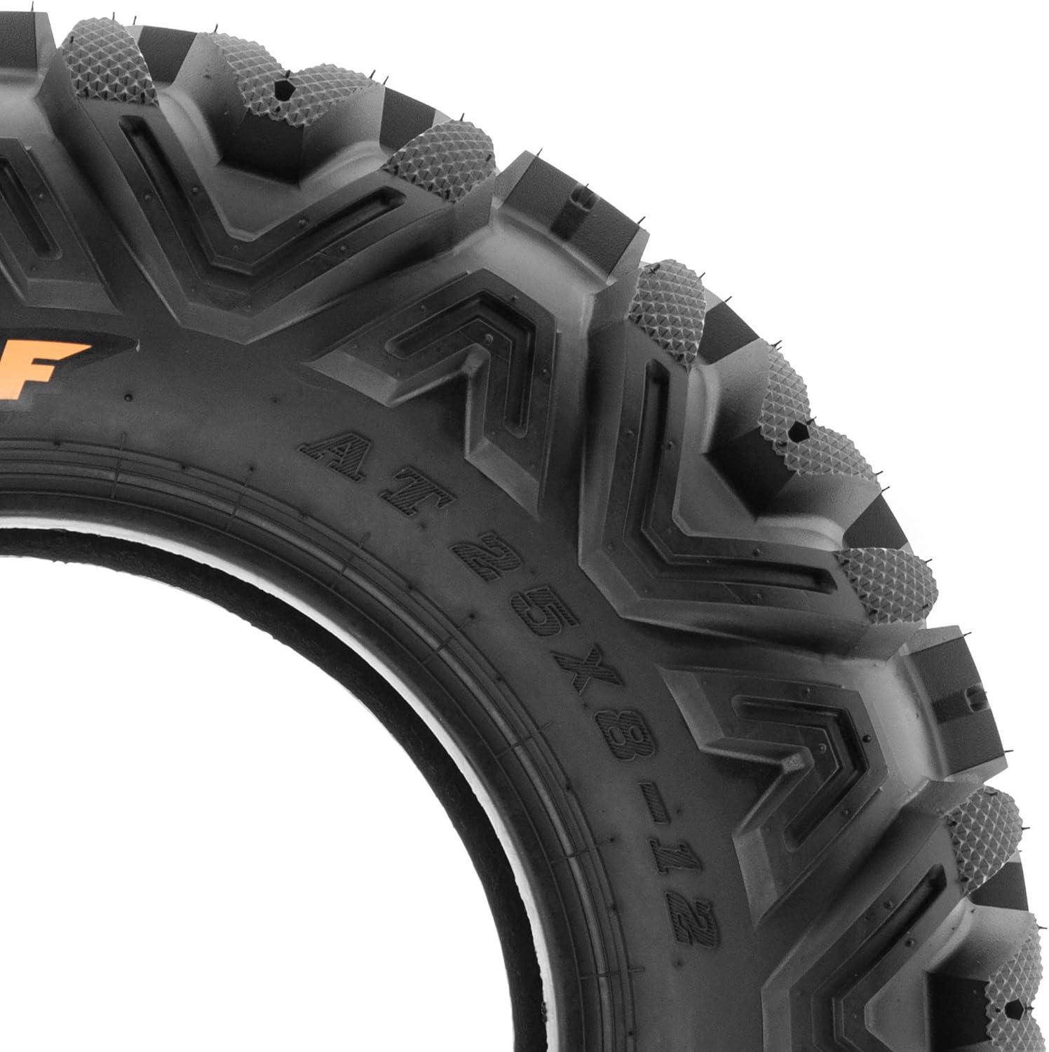 SUNF Power.I ATV UTV All-Terrain Tires Set of 4 25X8-12 25X10-12