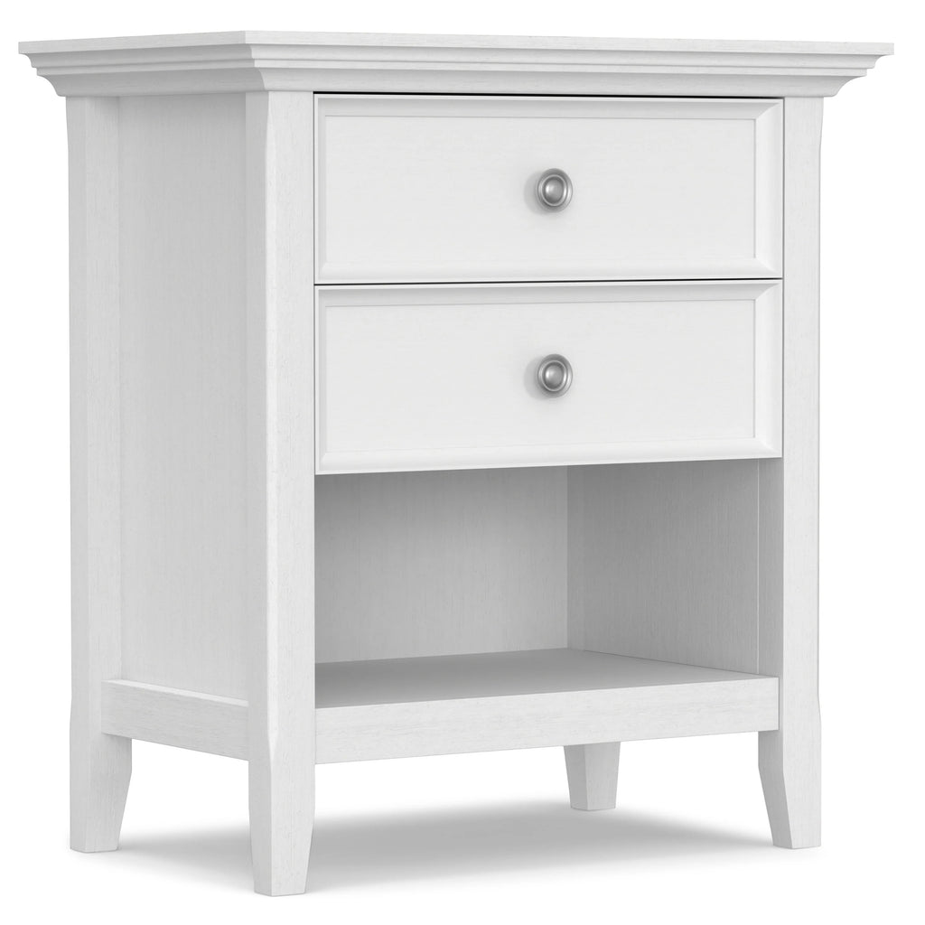 WYNDENHALL Halifax SOLID WOOD 24 inch Wide Bedside Nightstand Table