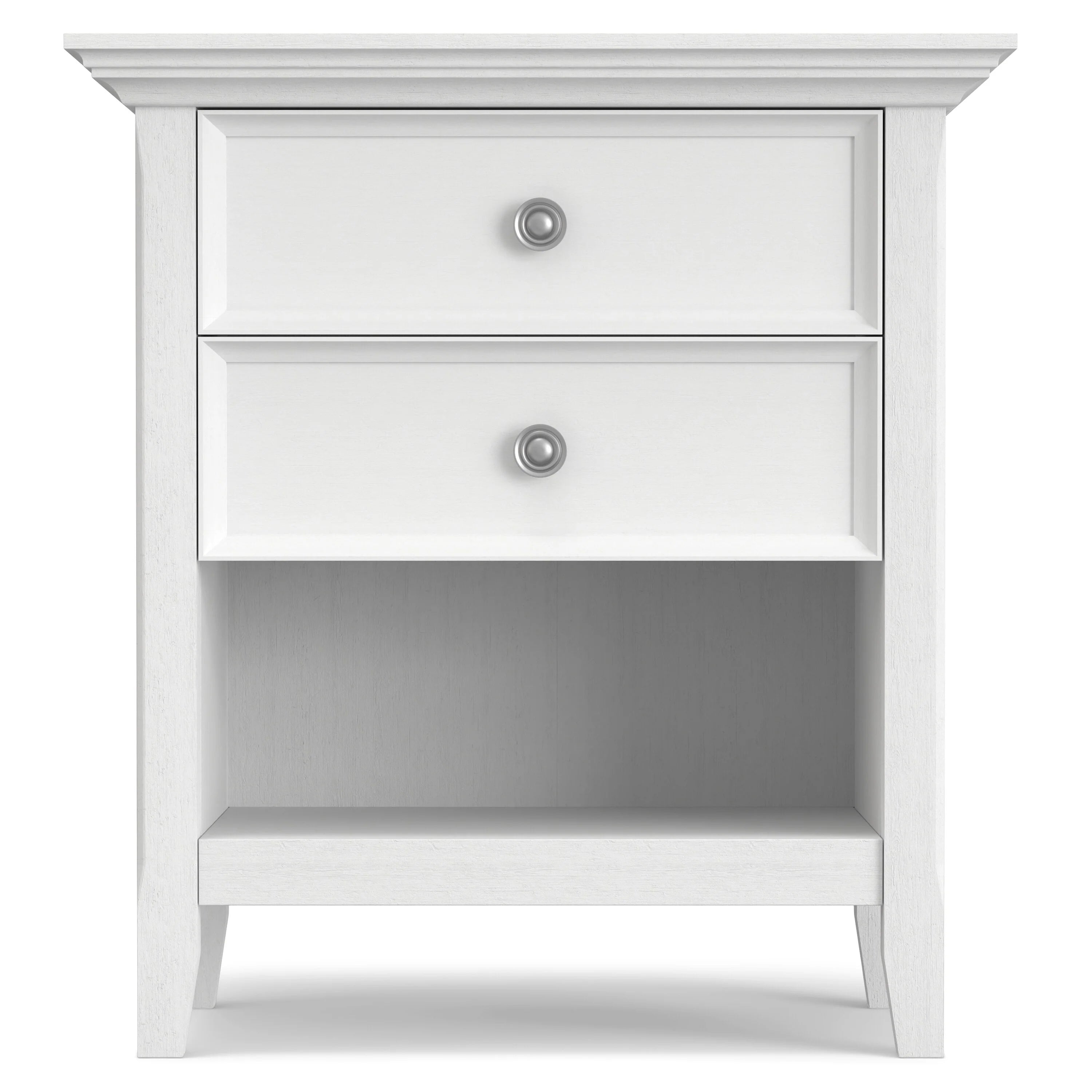 WYNDENHALL Halifax SOLID WOOD 24 inch Wide Bedside Nightstand Table
