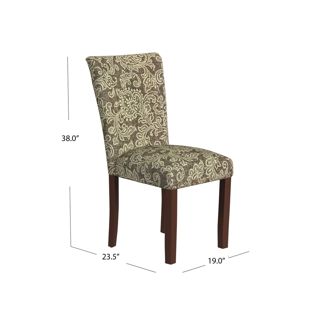 HomePop Classic Parsons Medallion Dining Chair (Set of 2)
