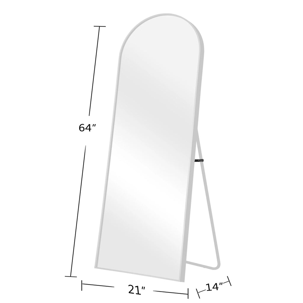 Dovelina Arched Full Length Floor Wall Mirror Standing Mirror