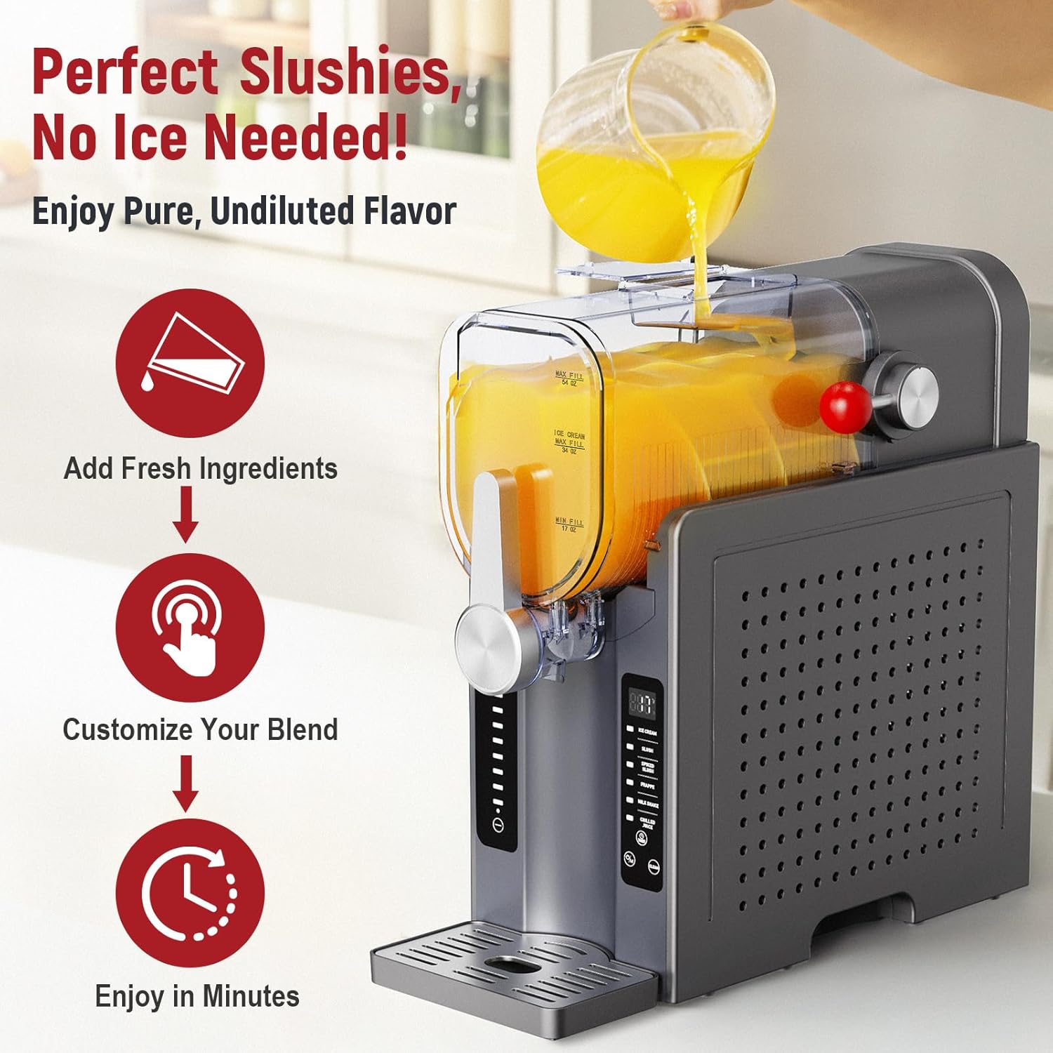 UJR Slushie Machine: All-In-One Maker for Home Use